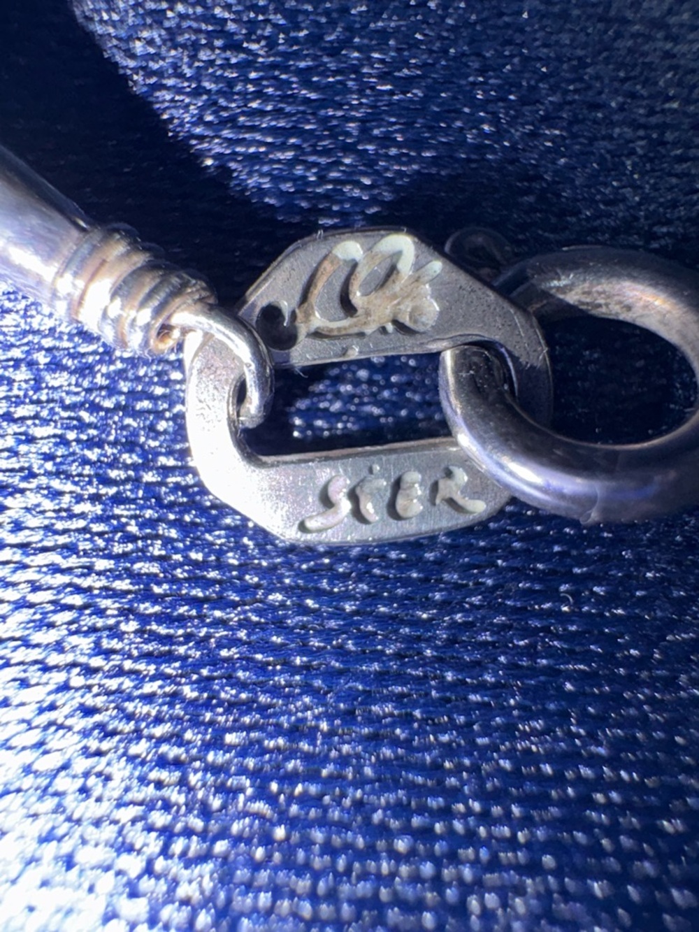 Bracelet 925 Liquid Sterling Silver Multi-Strand - Picture 3 of 6